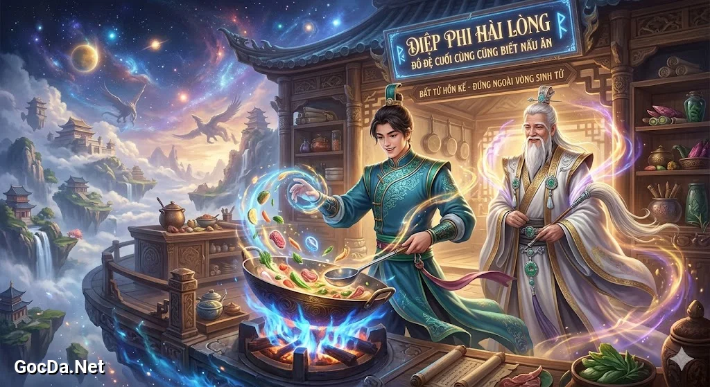 Truyện Bất Tử Hồn: Kẻ Đứng Ngoài Vòng Sinh Tử - Diệp Phi hài lòng - Ảnh minh họa phân cảnh 1